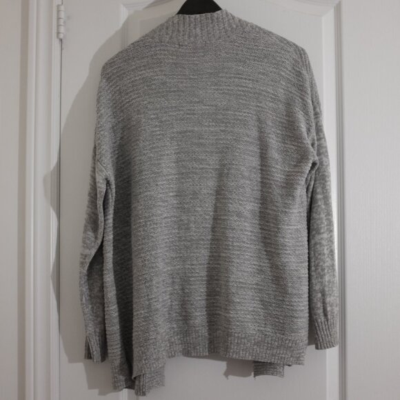 COPY - Joe Fresh grey knitted heather open cardigan 100% cotton size XL - Picture 2 of 11